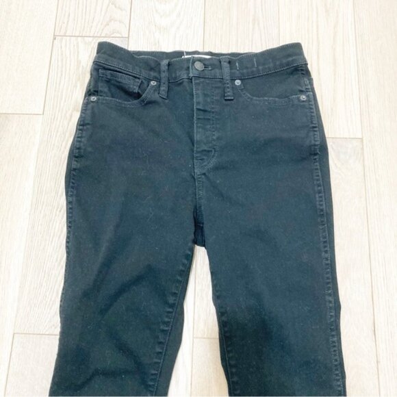 Madewell Black Skinny Jeans High-Waisted - Picture 2 of 6
